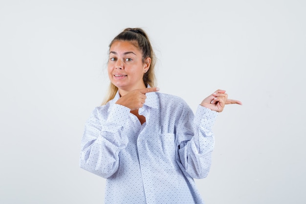 Expressive young girl posing in the studio