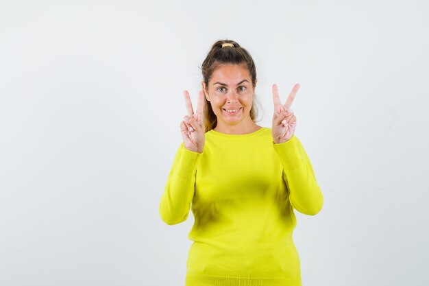 Expressive young girl posing in the studio