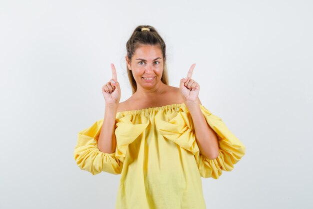 Expressive young girl posing in the studio