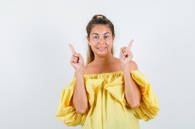 Expressive young girl posing in the studio