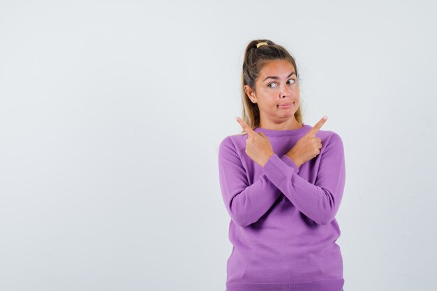 Expressive young girl posing in the studio