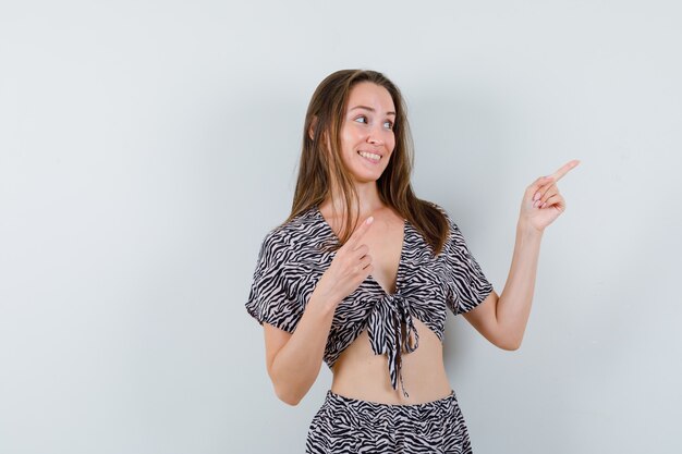 Expressive young girl posing