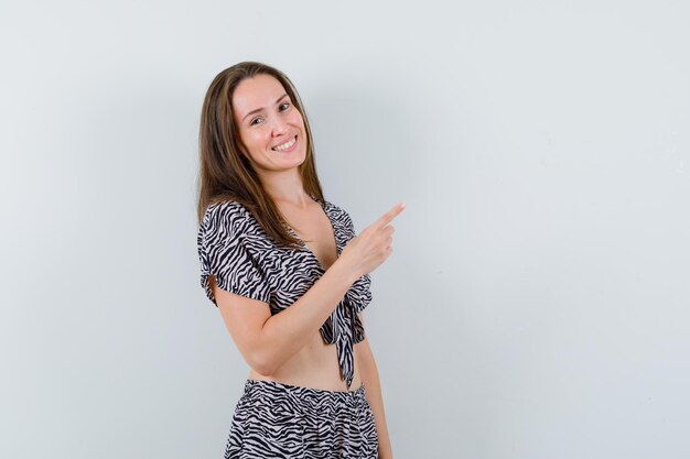 Expressive young girl posing