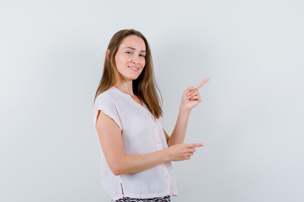 Expressive young girl posing