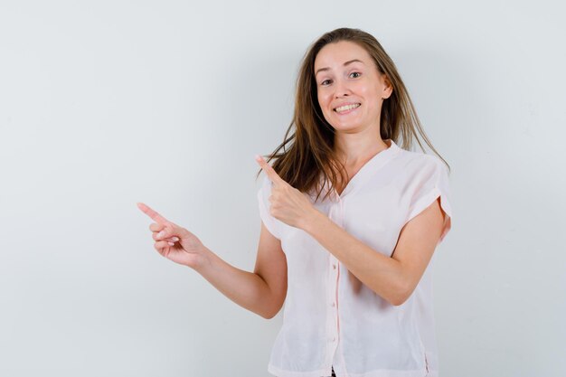 Expressive young girl posing