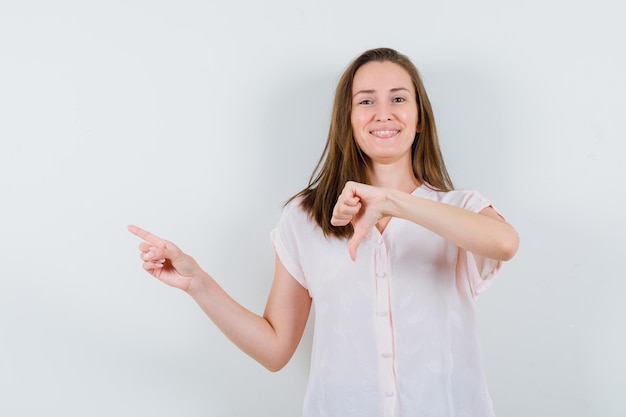 Expressive young girl posing