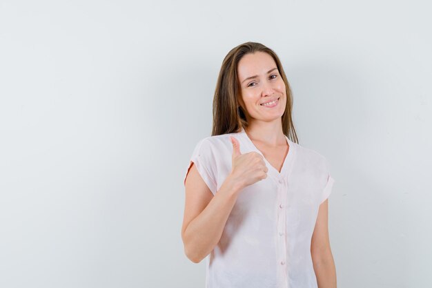 Expressive young girl posing