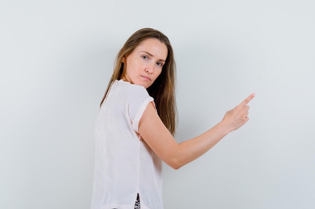 Expressive young girl posing