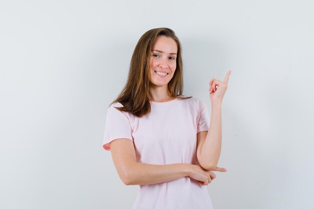 Expressive young girl posing