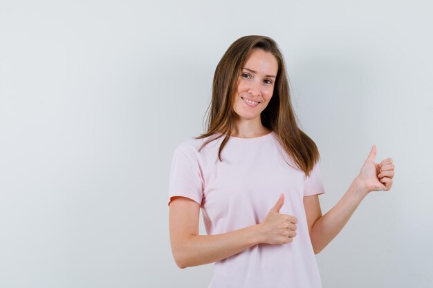 Expressive young girl posing