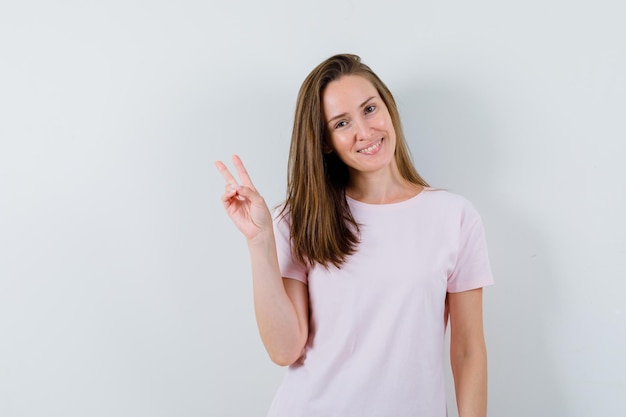 Expressive young girl posing