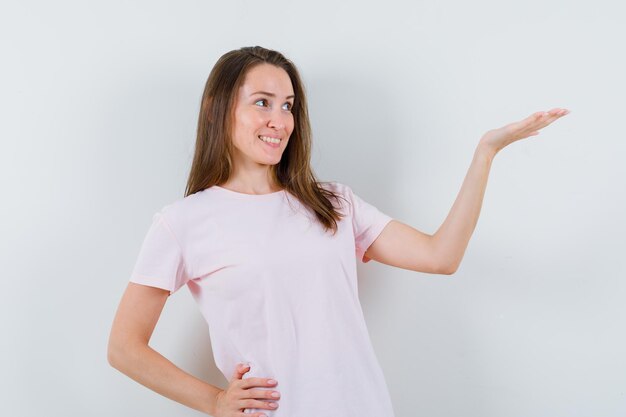 Expressive young girl posing