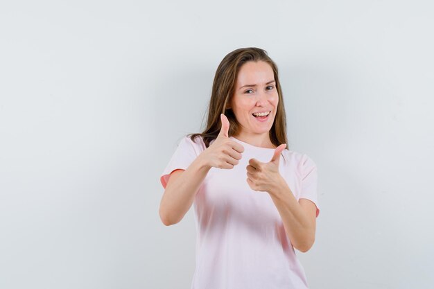 Expressive young girl posing