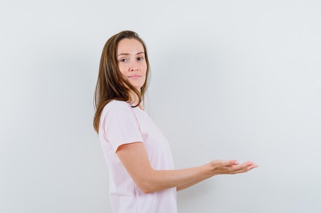 Expressive young girl posing