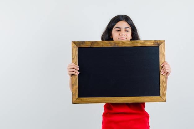 Expressive young girl posing