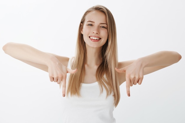 Expressive young girl with blond hair