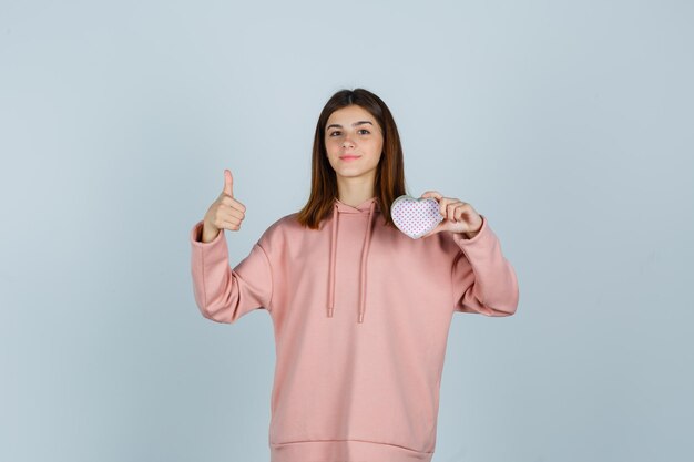 Expressive young lady posing in the studio