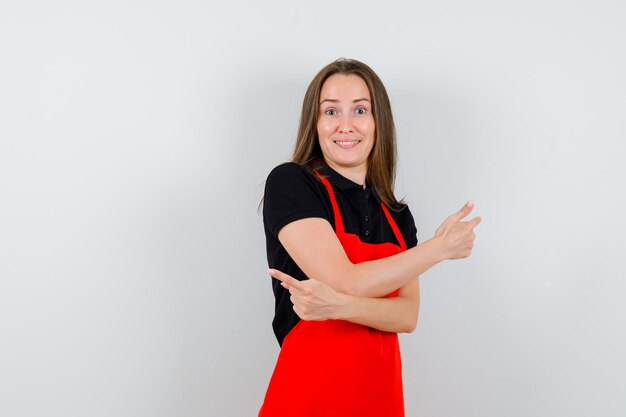 Free photo expressive young lady posing in the studio