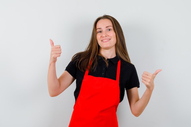 Free photo expressive young lady posing in the studio