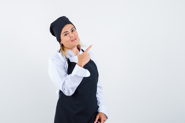 An expressive young lady posing