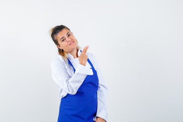 An expressive young lady posing