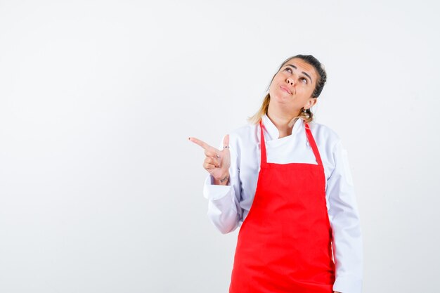 An expressive young lady posing