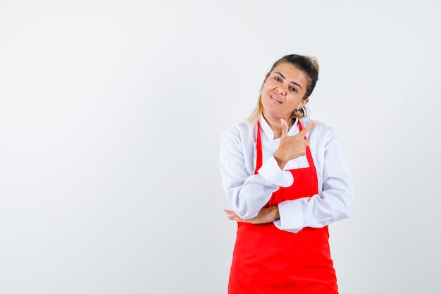 An expressive young lady posing