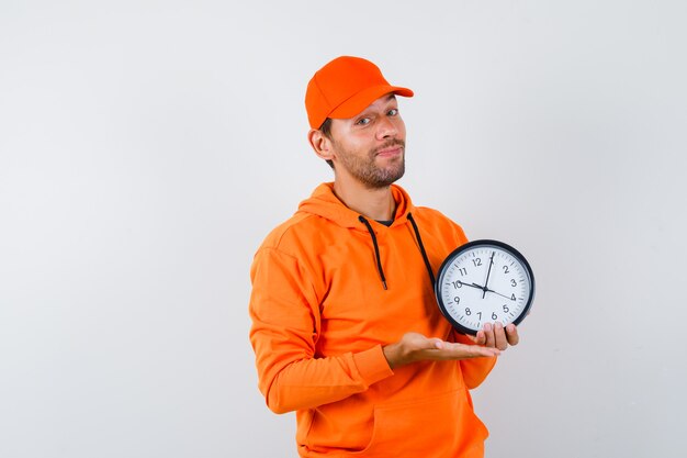 Expressive young man posing in the studio