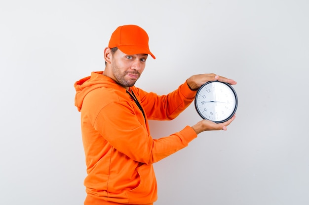 Expressive young man posing in the studio