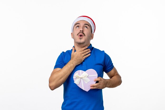 Expressive young man posing