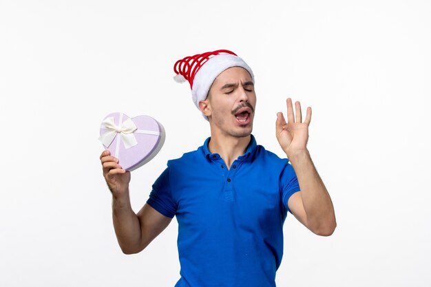 Expressive young man posing