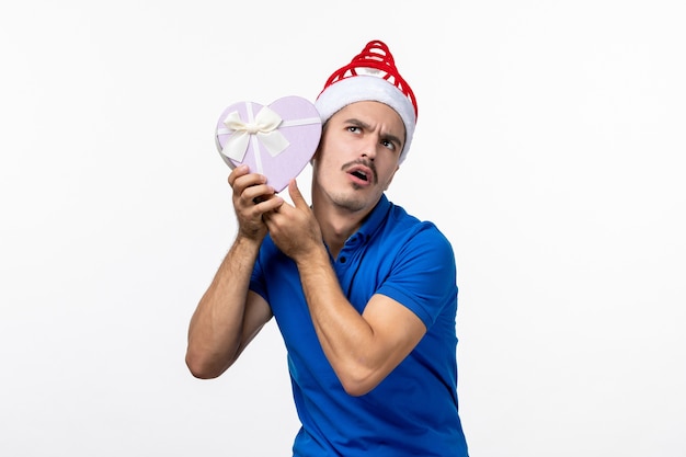 Expressive young man posing