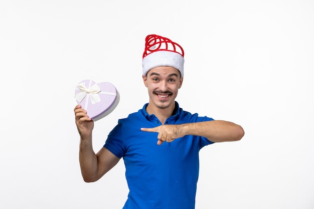 Expressive young man posing