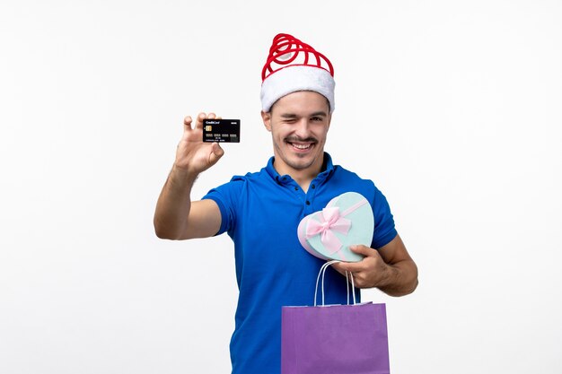 Expressive young man posing