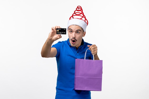 Expressive young man posing