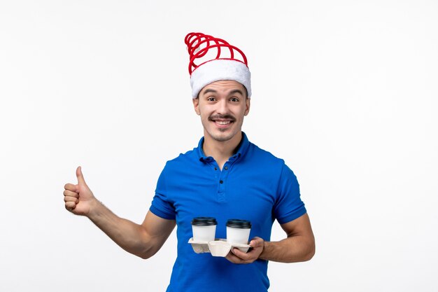 Expressive young man posing