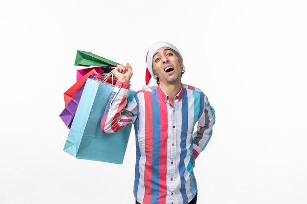 Expressive young man posing