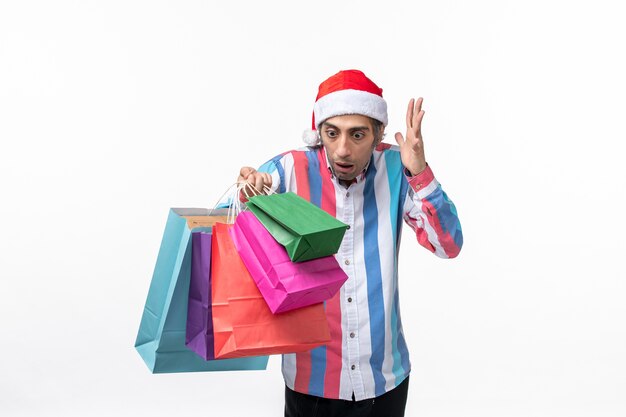 Expressive young man posing