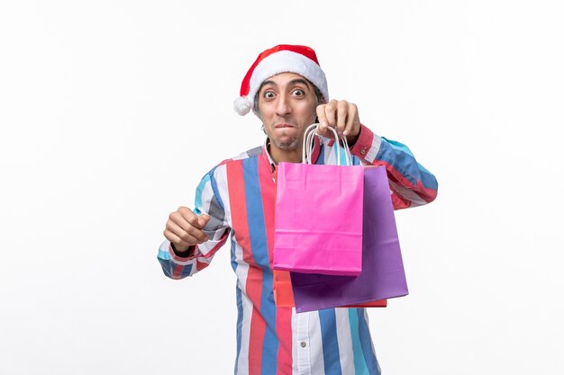 Expressive young man posing