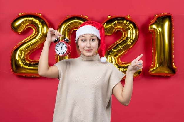 Free photo expressive young person posing for new year eve