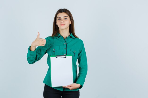 Expressive young woman posing in the studio