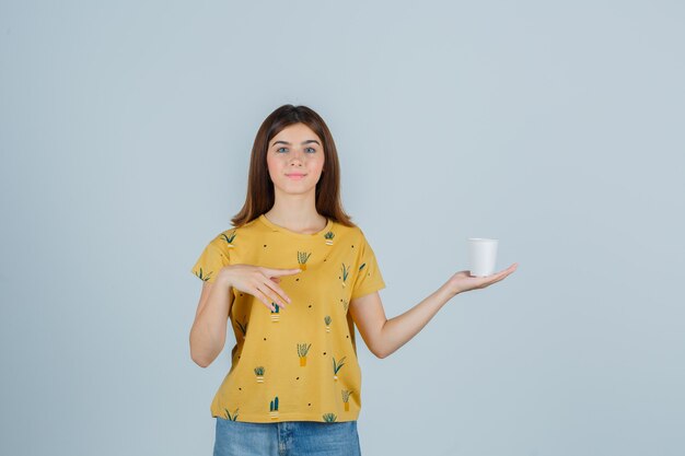 Expressive young woman posing in the studio