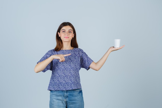 Expressive young woman posing in the studio