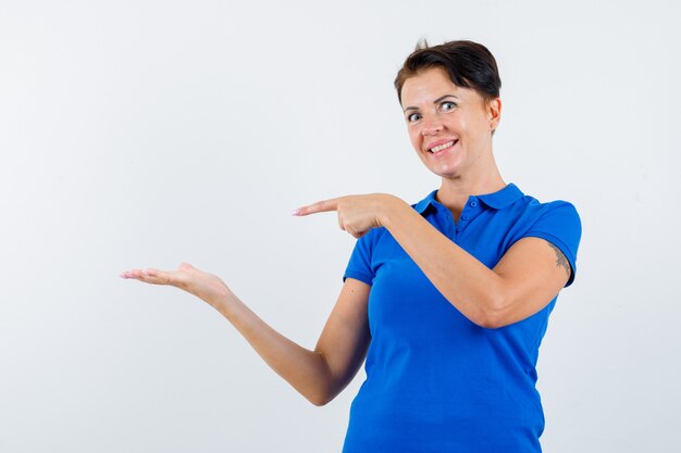 Expressive young woman posing