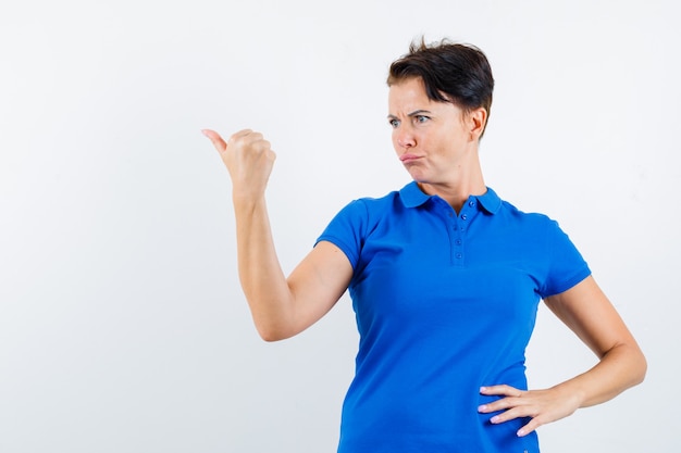 Expressive young woman posing