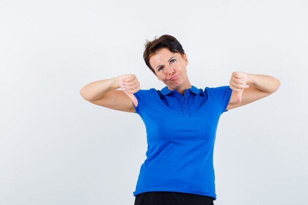 Expressive young woman posing