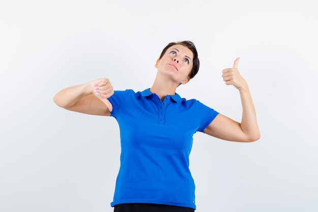 Expressive young woman posing