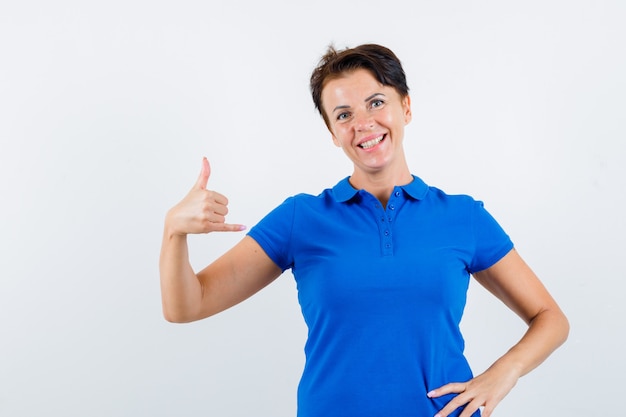 Expressive young woman posing