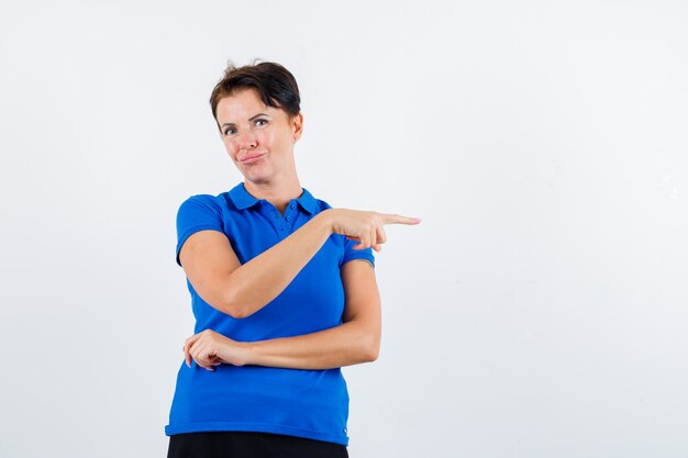 Expressive young woman posing