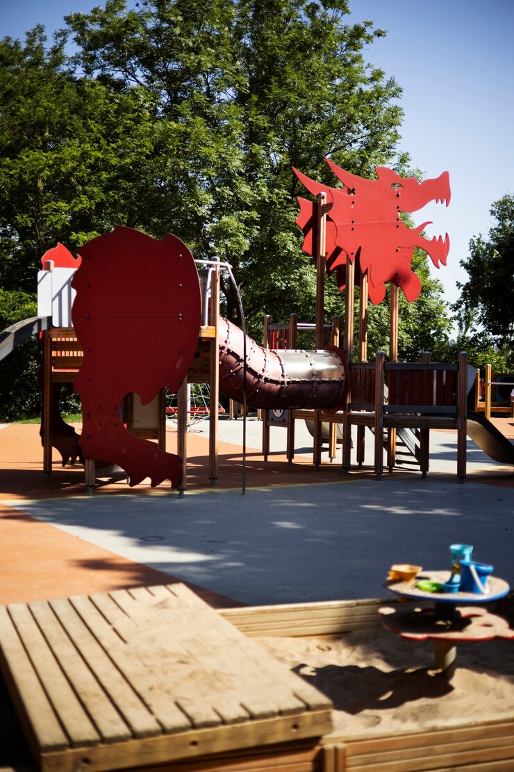 Free Photo exterior clean playground for kids